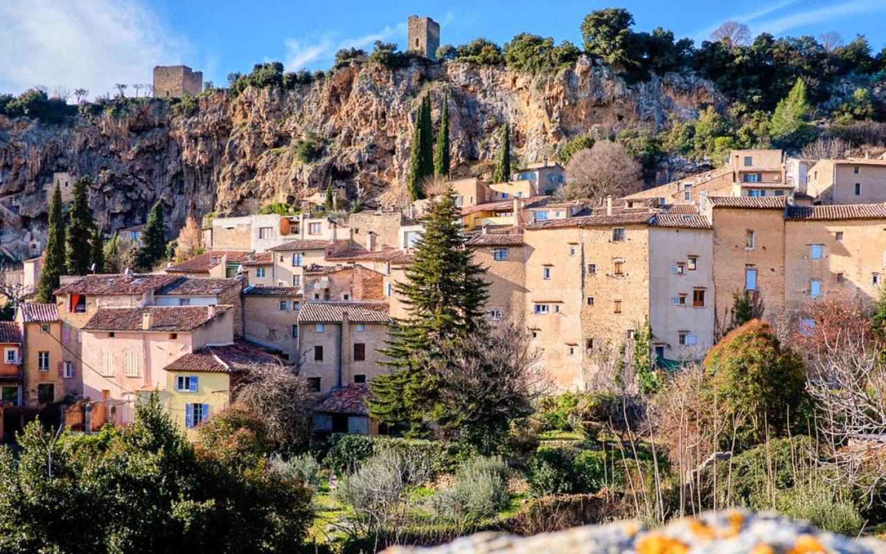 Rez De Jardin, Le Pra De Pe Lägenhet Cotignac Exteriör bild